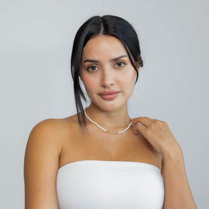 Custom Name Pearl Necklace